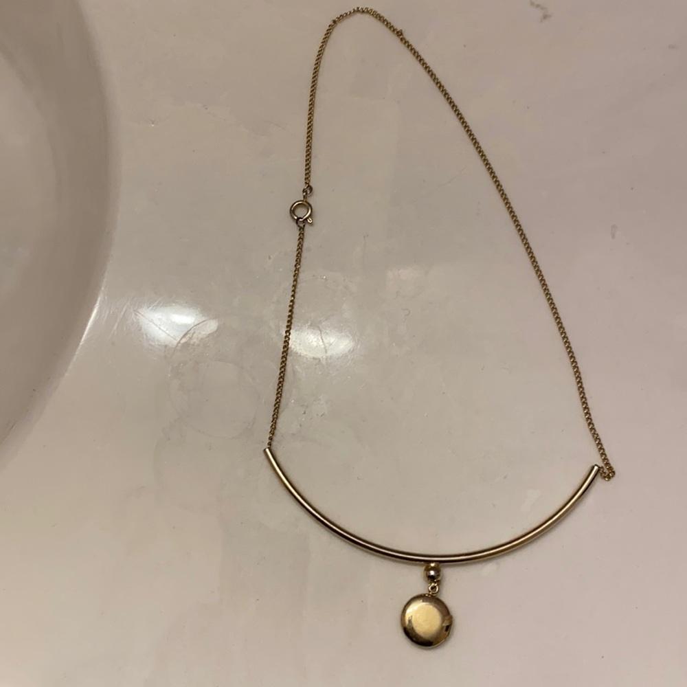 Gold Necklace with Locket